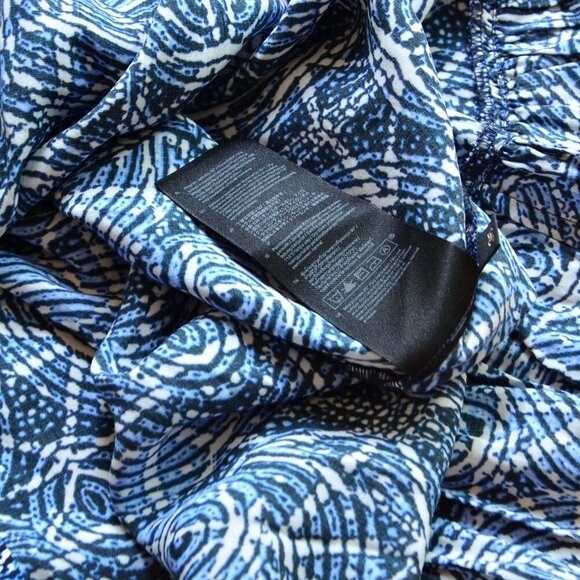 Maje Printed Viscose Dress With Smocking Size 36 US XS / S - Picture 11 of 14